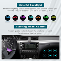 F133 1 Din salpicadero Multimedia Android coche Radio amplificador MP5 reproductor de vídeo GPS solo Din coche estéreo pantalla táctil