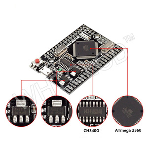 MEGA2560 MEGA 2560 R3 ATmega2560-16AU CH340G Pro מיני MEGA2560 AVR לוח USB לוח פיתוח MEGA2560 - Product Image 6