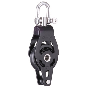 Poulie marine ALC-5702F à roue unique pivotante avec diamètre de roue de 57 mm, diamètre de câble de 16 mm, roulement à billes, quincaillerie marine - Product Image 2