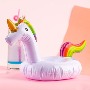<span class=keywords><strong>Posavasos</strong></span> inflables de flamenco para <span class=keywords><strong>piscina</strong></span>, soporte flotante para bebidas, color rosa - Product Image 4