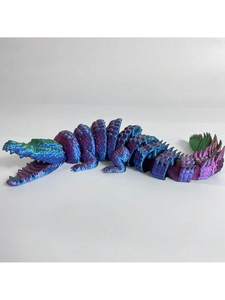 Figurine de crocodile en verre imprimée en 3D, jouet animal best-seller transfrontalier pour la maternité - Product Image 6