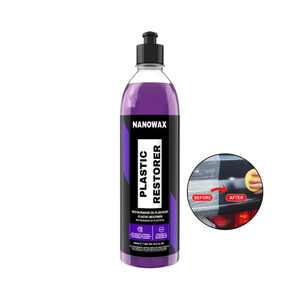 Restaurateur de plastique 500 ml Retour au noir avec effet longue durée Plastiques extérieurs automobiles Fabriqué par Nanowax la <span class=keywords><strong>meilleure</strong></span> usine du monde - Product Image 2