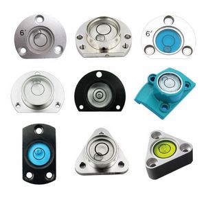 REALMAX Aluminium Case Metal <strong>Level</strong> Bubble Wholesale Metal Screw Holes Round Bubble Spirit <strong>Level</strong> for OEM ODM - Product Image 3