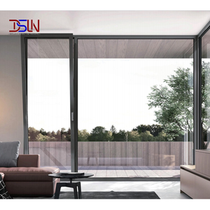 Fenêtre à battant vertical automatique, lève-vitres électrique, cadre en alliage d'aluminium, moderne, panoramique, du sol au plafond, isolation thermique, garantie 5 ans - Product Image 1