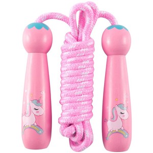 Corde à sauter pour enfants Blue Elephant, corde en coton réglable de 2,5 m pour les débutants et les élèves du primaire - Product Image 4