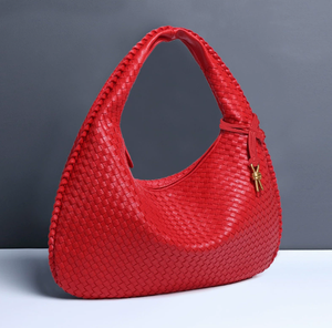 Nuevo <span class=keywords><strong>bolso</strong></span> de bola de masa hervida tejido a mano elegante y versátil <span class=keywords><strong>bolso</strong></span> de un solo hombro para axilas - Product Image 1