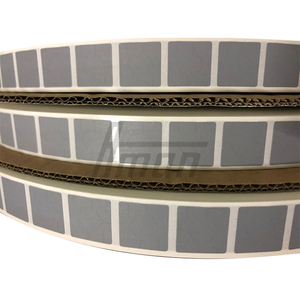 Paper <b>Scratch</b>-Off Label 18x18mm Grey <b>Square</b> Anti-Counterfeit Sticker for Phone Game Recharge Card Food Packaging Bulk Roll - Product Image 3