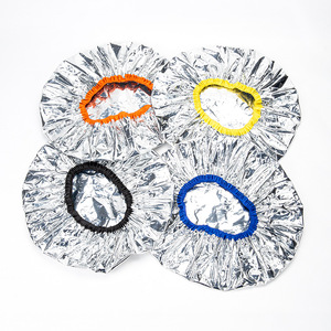 Bonnet électrique pour cheveux Playboy de Guangzhou en aluminium avec bande élastique colorée pour traitement capillaire et effet masque - Product Image 1