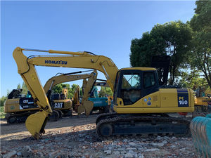 Mini-pelle hydraulique Komatsu de 16 tonnes d'occasion modèle japonais original PC120/PC130/PC140/PC160 avec noyau moteur et composants moteur - Product Image 3