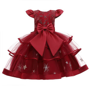 Vestido de Noche Clásico para Niñas, Estilo Noble, para Fiestas Familiares, Vestido Verde Precioso de Princesa con Lentejuelas Brillantes, Ropa Infantil - Product Image 1