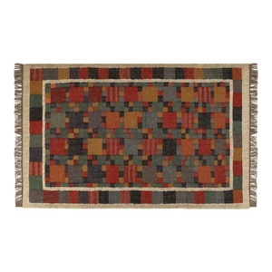 Chất Lượng Cao Cấp Bền <span class=keywords><strong>Handloom</strong></span> Kilim Len Đay Thảm Mô Hình Hình Học Thảm Cho Phòng Ngủ Khách Phòng Ăn Nhà Nội Thất Sử Dụng - Product Image 3