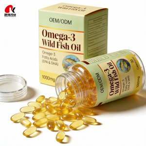 שמן דגים בר אומגה <span class=keywords><strong>3</strong></span> בריכוז גבוה EPA DHA, מקור דיג בר, GMP ISO9001, חלאל - Product Image 3