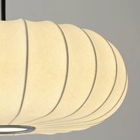 Lampe suspendue OEM Cocoon style ver à soie, design italien, LED, commande tactile, corps en fer, éclairage de salon