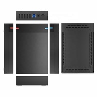 Case Esterno per Disco Rigido USB 3.0 da 3,5 Pollici con Luci LED Bicolore