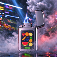 Briquet électronique automatique vintage jetable USB personnalisé ODM UE avec recharge de 1-6ml/2g et chargement Type-C AU DE