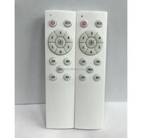 Control Remoto Universal IR de 14 Teclas para Ventiladores de Techo/Pared, con Temporizador, Modo de Secuencia de Luces y Función de Aprendizaje. Controlador de Repuesto Metálico y Plástico, Listo para Usar
