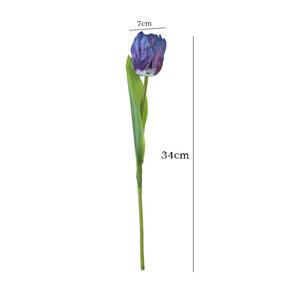 Flores Artificiales <span class=keywords><strong>de</strong></span> Alta Calidad, <span class=keywords><strong>Tulipán</strong></span> Artificial Realista al Tacto, Tallo <span class=keywords><strong>de</strong></span> <span class=keywords><strong>Tulipán</strong></span> Sintético Individual para Arreglos Florales, Decoración del Hogar y Fiestas - Product Image 3