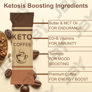 Café Keto Instantáneo de Marca Privada JBY, Polvo Sustituto de Comida Saludable para <span class=keywords><strong>Dieta</strong></span> <span class=keywords><strong>Detox</strong></span>, Suplemento de Belleza para Adultos - Product Image 5