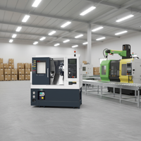 Tour CNC à banc incliné horizontal BL-S200Y, machine à tournage de métaux à broche unique avec garantie d'un an
