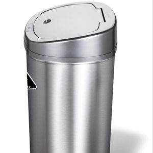 سلة مهملات أوتوماتيكية بالجملة من الفولاذ المقاوم للصدأ، صندوق قمامة ذكي بدون لمس مع مستشعر، سلة نفايات منزلية - Product Image 2