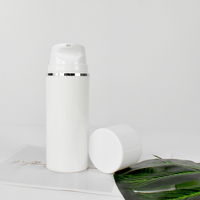 Bouteille privée d'air de pompe de sérum en plastique de lotion de la coutume 30ML-200ML PP pour l'emballage cosmétique de crème de visage