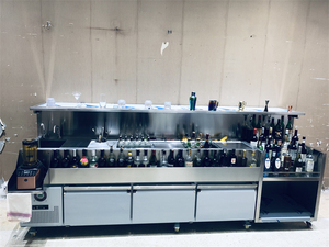 Vinh Quang nhà máy điện thoại di động trạm <span class=keywords><strong>Bar</strong></span> thương mại cocktail với <span class=keywords><strong>Countertop</strong></span> - Product Image 6