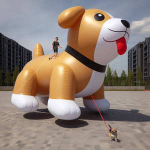 2024 Model kartun tiup anjing lucu tiup anjing raksasa/kartun besar model anak anjing tiup untuk iklan - Product Image 1