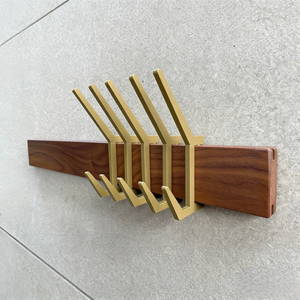 <span class=keywords><strong>Appendiabiti</strong></span> da Parete Pieghevole in Metallo, Ganci Nascosti Richiudibili, Organizzatore per Ingresso e Soggiorno, Arredo Casa <span class=keywords><strong>Moderno</strong></span> - Product Image 6