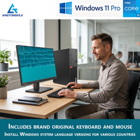 Computadora de Escritorio Lenovo ThinkCentre K70 Nueva, I5-13400, 8GB/16GB DDR5, NVMe SSD+HDD, Monitor de 21.5 Pulgadas, PC para Oficina y Negocios, Windows