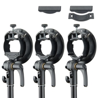 Support de fixation Godox S2 Bowens pour flashs Godox V1 V860II AD200 AD400PRO et boîtes à lumière