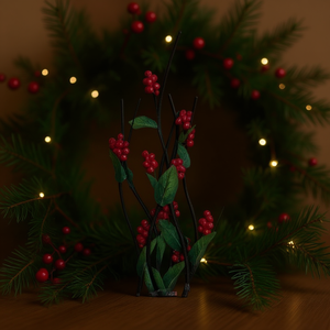 Quliu 4 Head Grape Artificial Christmas Decorations for Holiday Garlands and Wreaths - Product Image 2