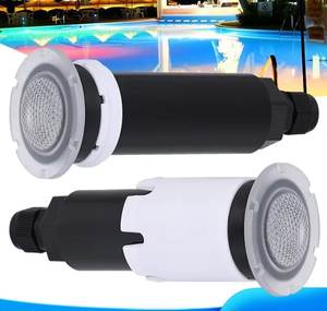 Projecteur LED RGB immergé <span class=keywords><strong>pour</strong></span> piscine, encastrable en ABS, 12V 24V, à changement de couleur, télécommande <span class=keywords><strong>pour</strong></span> piscine creusée, spa, <span class=keywords><strong>bassin</strong></span> - Product Image 1