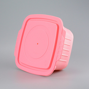 Contenedor de alimentos de plástico, olla caliente de Color rosa, embalaje de comida autocaliente - Product Image 3