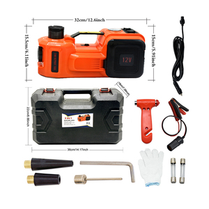 Portable Electric Vehicle Maintenance <strong>Jack</strong> with 15.5-45cm Lifting Height 3-Function Hydraulic <strong>Jack</strong> Lighting &amp; <strong>Inflatable</strong> Tool - Product Image 3