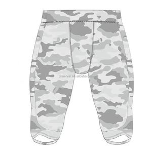 زي كرة القدم الأمريكية للرجال بنمط التمويه مع طباعة بالتسامي - Product Image 4