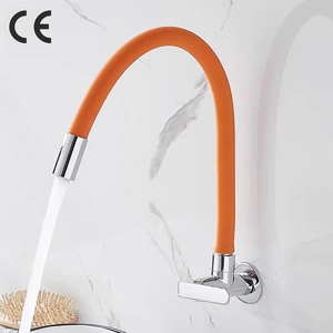Soporte de Pared de un Solo Orificio Más Vendido, 360 °   Grifo de Lavabo Monomando Transformable, Apto para Apartamentos, Villas y Hoteles - Product Image 1