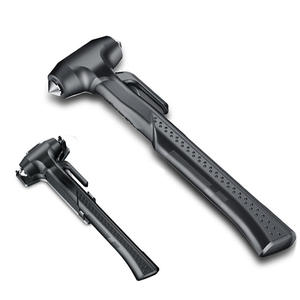 Martillo de Seguridad Metálico para Automóvil, Multifuncional, Rompe Cristales de Ventana para Escape, con Cortadores - Product Image 1