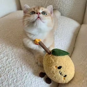 High Quality Pet <b>Cat</b> Toys for Pets Cartoon Fruit Silvervine Chew Stick Toy for Kitten <b>Cat</b> Teasing <b>Plush</b> Toy Pet <b>Cat</b> Supplies - Product Image 2