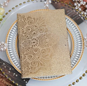 Enveloppe d'invitation de mariage personnalisée, porte-carte de poche, carte de vœux, d'affirmation professionnelle, papier 3D <span class=keywords><strong>Pop</strong></span> Up, carte de remerciement - Product Image 6