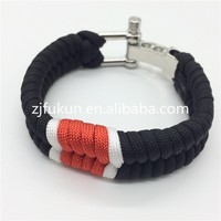 Vente directe d'usine Jiu Jitsu brésilien Ceinture bleue Rang Paracord Bracelet