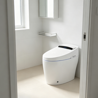 WC intelligent à siphon en ABS étanche avec fonction de chauffage instantané et système à double canalisation pour projets résidentiels, hôteliers et appartements familiaux