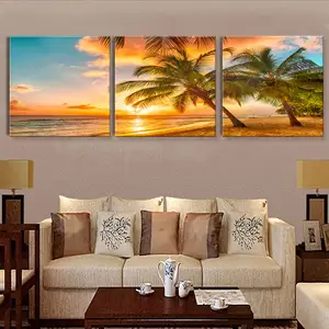 Wand dekoration Strand Kunst handwerk Künstler Modern Home Landscape Ölgemälde Drucke Benutzer definierte Bild Leinwand Malerei