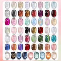 UR SUGAR Fabricant OEM 15ml Vernis Gel Magnétique Multicolore Effet Œil de Chat Saturé et Lumineux pour Fournitures d'Art Ongulaire
