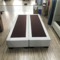 Base de lit divan en contreplaqué double épaisseur de qualité supérieure, prix d'usine, dernier design, pour hôtel