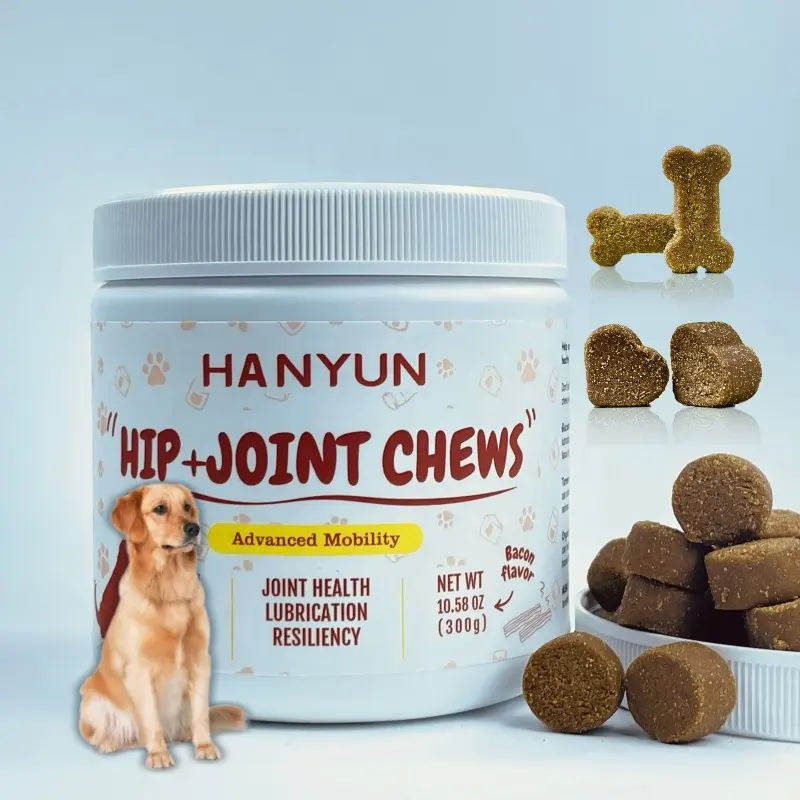 Hip & Joint Health Soft Chews with Chondroitin - Functional Dog Supplement - Pet Chew Improve Mobility Energy