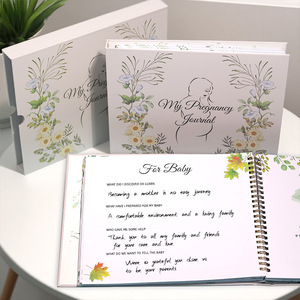 Journal de grossesse Golden Circle Slipcase Belle et mignonne maman <span class=keywords><strong>bébé</strong></span> <span class=keywords><strong>livre</strong></span> souvenir échographie <span class=keywords><strong>bébé</strong></span> Scrapbook - Product Image 2