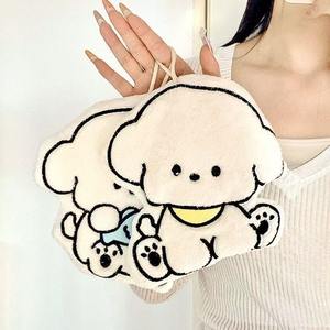 Toalla de Mano Kawaii con Diseño de Animal de Dibujos Animados, Toalla de Lavado de Manos Colgante, Gruesa, Absorbente, Suave, de Algodón y Felpa de Coral - Product Image 2