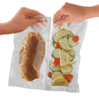 Sacs d'emballage sous vide en Mylar, en plastique, en Nylon, Transparent, en relief, pour le stockage des aliments, de la viande et du riz