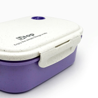 Boîtes à bento en plastique de qualité alimentaire, écologiques, compatibles micro-ondes, pour adultes et enfants, avec couverts offerts