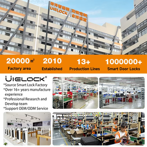 UIELOCK ABD Standart Gömme Akıllı Kilit Wi-Fi, Parmak İzi, Tuş Takımı, Dijital Düğme ile Alüminyum/Güvenlik Kapıları için Uygulama Kontrolü - Product Image 6